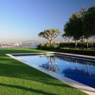 Matilda - Salt &amp; Chemical Tolerant - Great for Pool Areas - Image courtesy of Matilda Turf